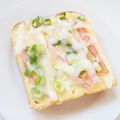 ななクレープ's cooksnap of when they made ねぎかまチーズトースト.