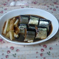 ｋｔｒｒ's cooksnap of when they made 丸ごとかぶりつき！圧力鍋でさんまの煮物.