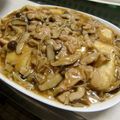 星空ひつじ's cooksnap of when they made 豆腐ステーキ♪キノコと鶏のあんかけ☆.