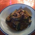 numero's cooksnap of when they made ナスとズッキーニの肉味噌炒め.
