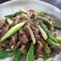 ゆみちんママ's cooksnap of when they made 牛肉とアスパラのぱぱっと♡オイマヨ炒め.