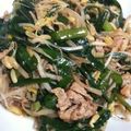 やんまー0128's cooksnap of when they made にら豚もやし炒め（＾＾！.