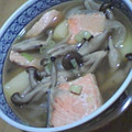 にゃん子っち's cooksnap of when they made 和風なスープ♡鮭＆きのこ.