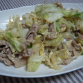 ちはる2011's cooksnap of when they made エリンギときゃべつの炒め物♪.