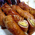 TOモカ's cooksnap of when they made 甘辛茄子の豚肉巻き.