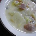 羽尼うに's cooksnap of when they made 冷え症改善!!白菜のミルクスープ☆.