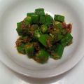 水桜N's cooksnap of when they made ◇オクラの黄身醤油和え◇.