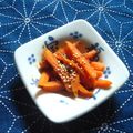 cookpading's cooksnap of when they made ★にんじんの味噌ラー油和え★.