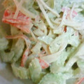 中kurukuru's cooksnap of when they made カニカマとセロリの粒マスタード和え.