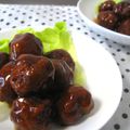カヌレ３１４'s cooksnap of when they made たまにはっ！肉だんご甘酢あん♪.