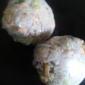 すみすみそ's cooksnap of when they made ♡鮭・ねぎ・ごまのおにぎり♡.