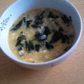 ともぺこママ's cooksnap of when they made 【鍋いらず！】ﾚﾝｼﾞでわかめ雑炊.