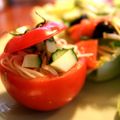 noamanma's cooksnap of when they made ☆七夕に…丸ごとトマトサラスパサラダ☆.
