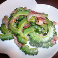 momoco's cooksnap of when they made ゴーヤとベーコンのマヨ炒め.