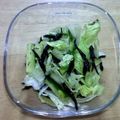 たんちゃず's cooksnap of when they made ＊我が家の定番＊ひじきとレタスのサラダ＊.