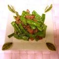 なつうさ's cooksnap of when they made いんげんベーコン炒め.