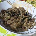 きょっぴー1128's cooksnap of when they made 豚肉と舞茸のニンニク醤油炒め.