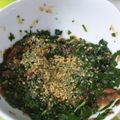 きょっぴー1128's cooksnap of when they made モロヘイヤの梅肉おかか和え.