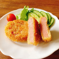 あっちゃんキッチン♪'s cooksnap of when they made 簡単♪揚げない！厚切りハムカツ.