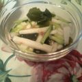 Sally2980's cooksnap of when they made きゅうりと長いもの梅☆甘酢和え.