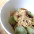 soratea's cooksnap of when they made お手軽よもぎ団子で、ほっとお茶♪.