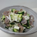 まほじょ's cooksnap of when they made やみつき♪砂肝ときゅうりとねぎのナムル♪.
