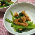 みろり6221's cooksnap of when they made 簡単おつまみ♪油あげと小松菜のナムル.