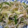 ももんがマミィ☆'s cooksnap of when they made 簡単＆安！もやしときゅうりの中華炒め✿.