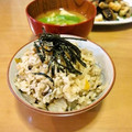 マッハママ's cooksnap of when they made 舞茸とじゃこ天の炊き込みご飯.
