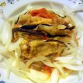 らみねす's cooksnap of when they made ルクエ＊蒸しナス豚＊.