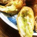 suimaen's cooksnap of when they made 簡単★春キャベツとハムチーズ入り春巻き.