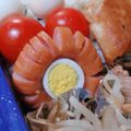 kokaママ's cooksnap of when they made ☆キャラ弁♬ウインナーのひまわり☆.