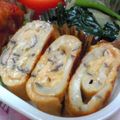 七色ワクチン's cooksnap of when they made 美味しい椎茸☆チーズの卵焼き♪.