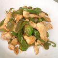 ソネチコ's cooksnap of when they made 鶏むね肉とピーマンの炒めもの.