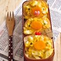 ＴＷＯＨＥＡＲＴＳ's cooksnap of when they made ❤オープンサンドでヒヨコちゃん❤キャラ弁.