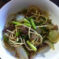 ニャン太77's cooksnap of when they made にんにくの芽のパスタ.