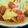 えるもー's cooksnap of when they made ソーセージと春キャベツのレモンマヨソース.