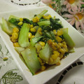 miyuki12's cooksnap of when they made チンゲン菜ととうもろこしのオイスター炒め.