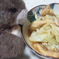 korakko's cooksnap of when they made 簡単おつまみ♪キャベツとおあげのお浸し.