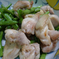 myukitty's cooksnap of when they made 旬の豆と鶏肉の塩だけ炒め.