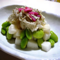 kurukurumin's cooksnap of when they made 枝豆と長いもの冷やし鉢☆.
