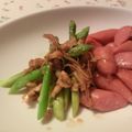 3mamakuma's cooksnap of when they made アスパラのジンジャーソース.