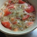 まーちゃんとみーくん's cooksnap of when they made 暑くなる季節にトマト納豆和え♪.