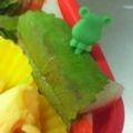 ♡Catherine's cooksnap of when they made 超簡単しそ巻きかにかま お弁当に♪.