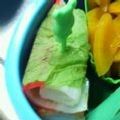 ♡Catherine's cooksnap of when they made 超簡単しそ巻きかにかま お弁当に♪.
