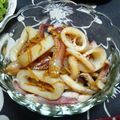 チャルの幸せご飯's cooksnap of when they made 茹でイカの生姜醤油和え.