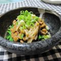 えみんちゅ＊'s cooksnap of when they made ニラえのき納豆.