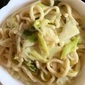 ☆ごはんできた☆'s cooksnap of when they made バタポン焼きうどん.