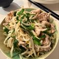 ma616y's cooksnap of when they made 豚とニラともやしの冷しゃぶ風サラダ.
