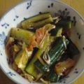 みぃとしょうママ's cooksnap of when they made 簡単おつまみ♬ ねぎキムチきゅうり♪.